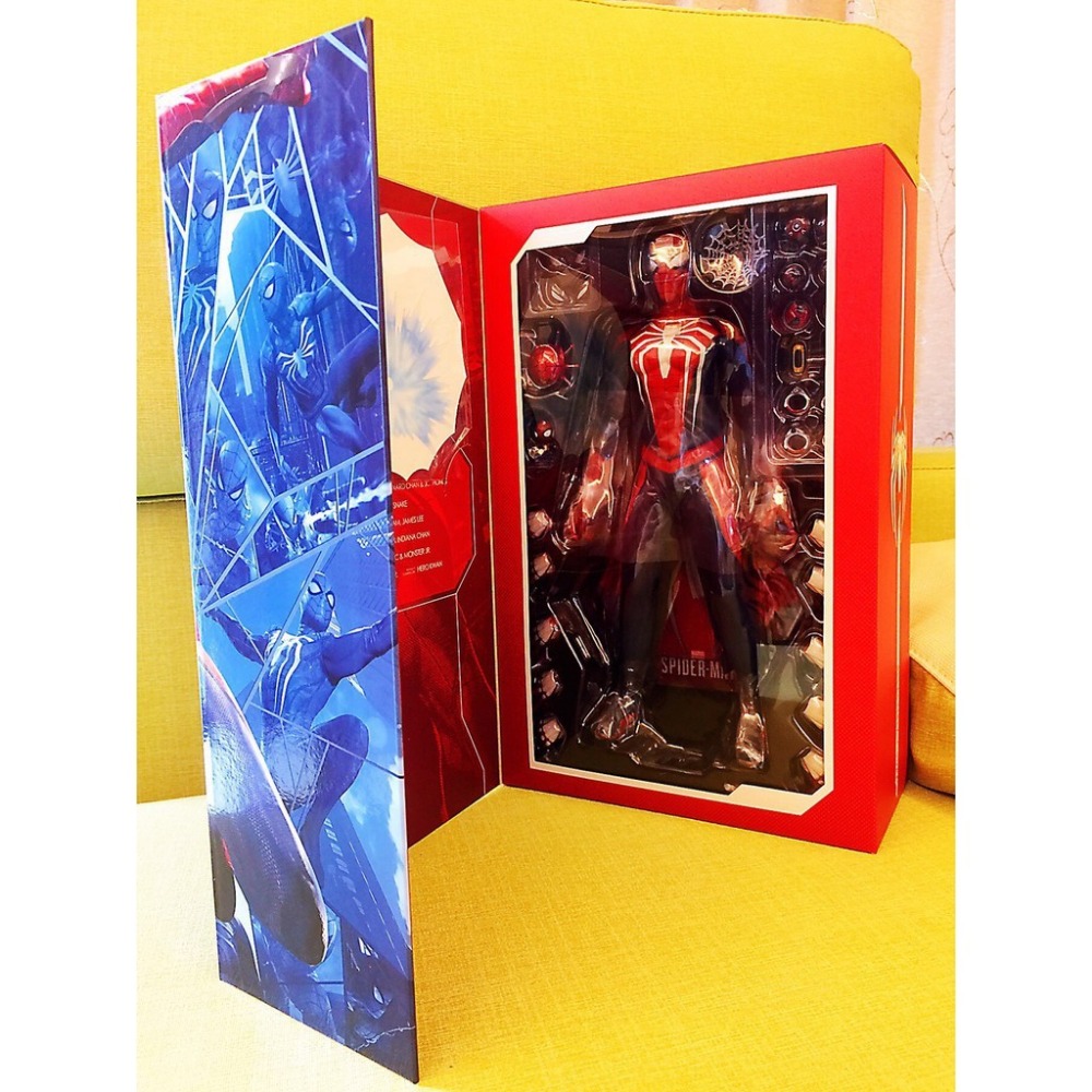 ☆春盛實業☆全新正版現貨 ! 野獸國 Hot Toys VGM31 漫威蜘蛛人 先進戰衣款 (限面交) (全新未拆附保卡-細節圖4