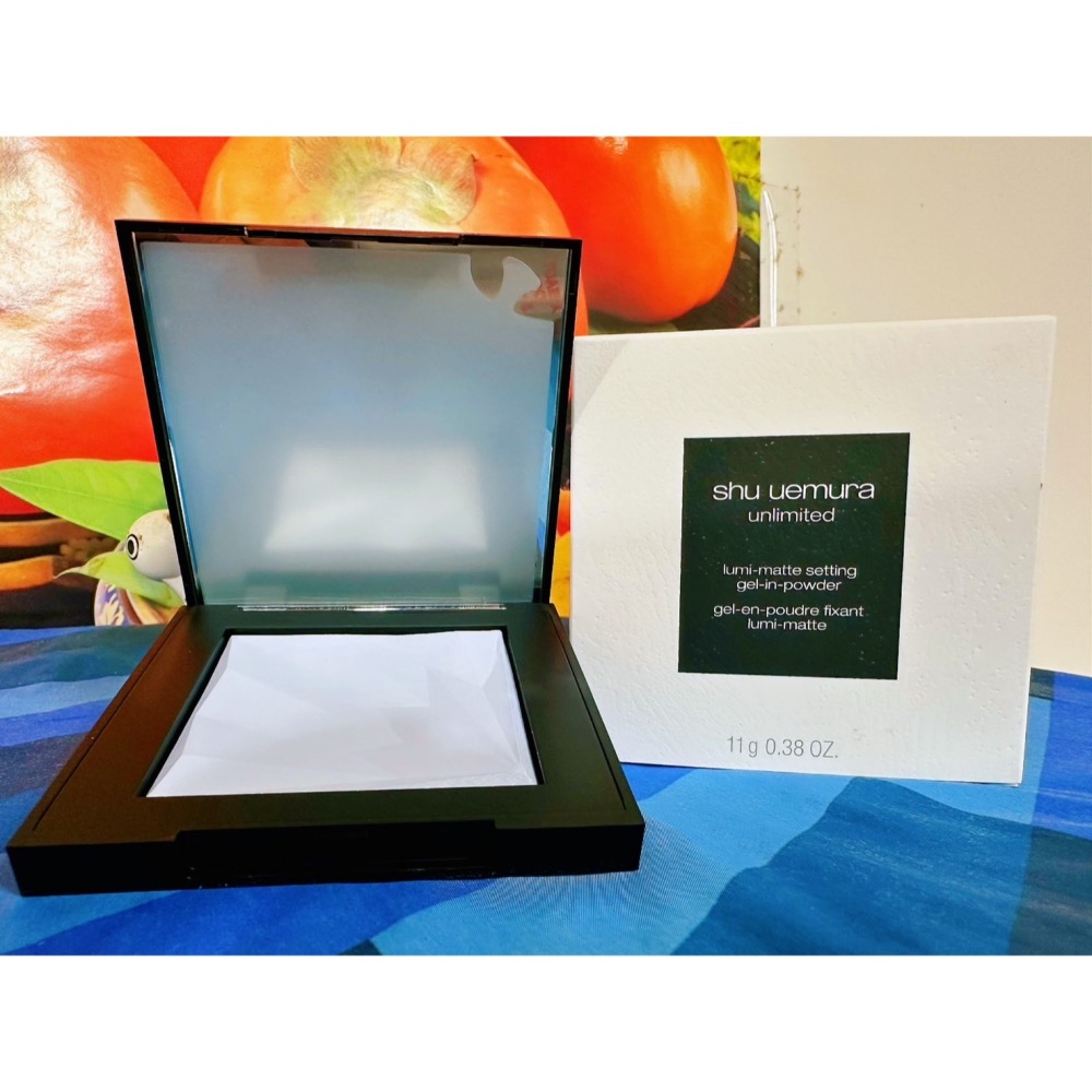 植村秀 無極限幻光蜜粉餅 11g 星透紫/ 冰透藍 百貨公司專櫃正貨盒裝 2027.07-細節圖2