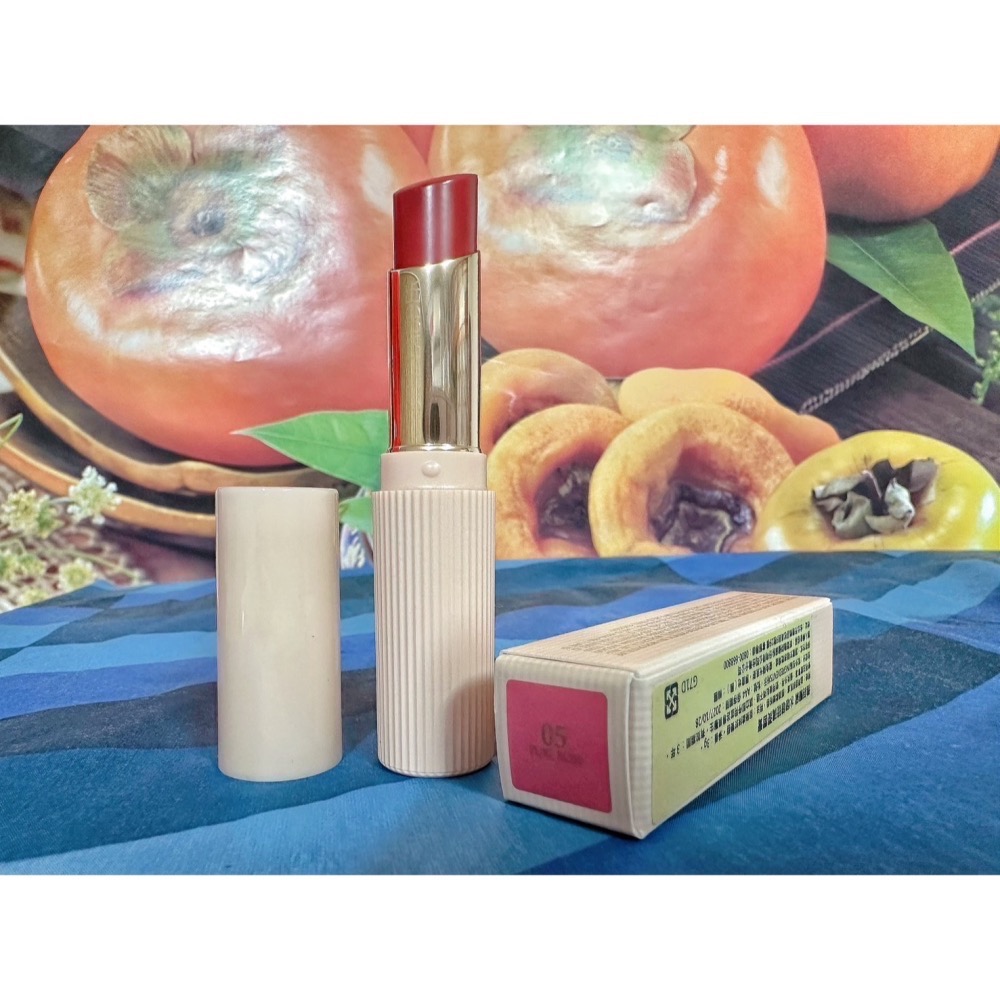 雅詩蘭黛 水啵啵琉璃潤唇膏3g 色號：02嬌嫩粉荔/03元氣甜橙/04心動石榴/05初戀草莓 百貨公司專櫃正貨盒裝-細節圖3