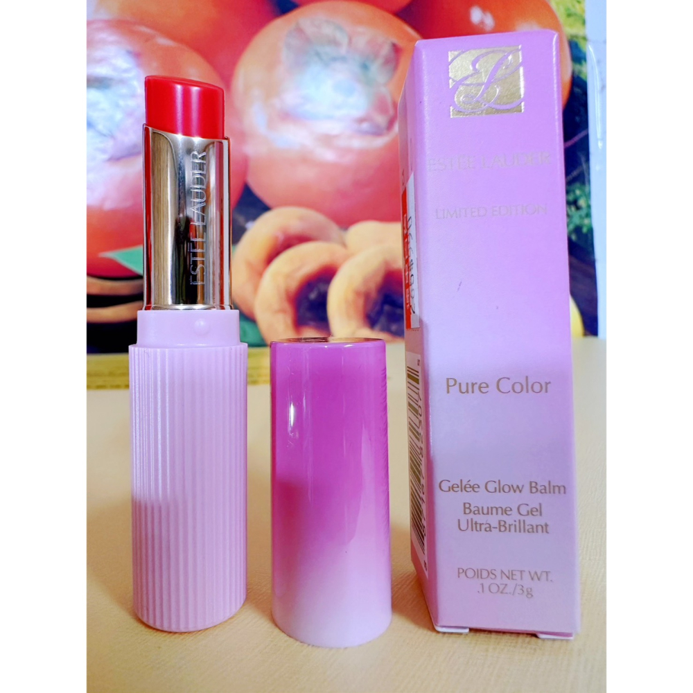 雅詩蘭黛 水啵啵琉璃潤唇膏3g 02嬌嫩粉荔/03元氣甜橙/04心動石榴/05初戀草莓/06冰紛莓果 百貨專櫃貨-細節圖5