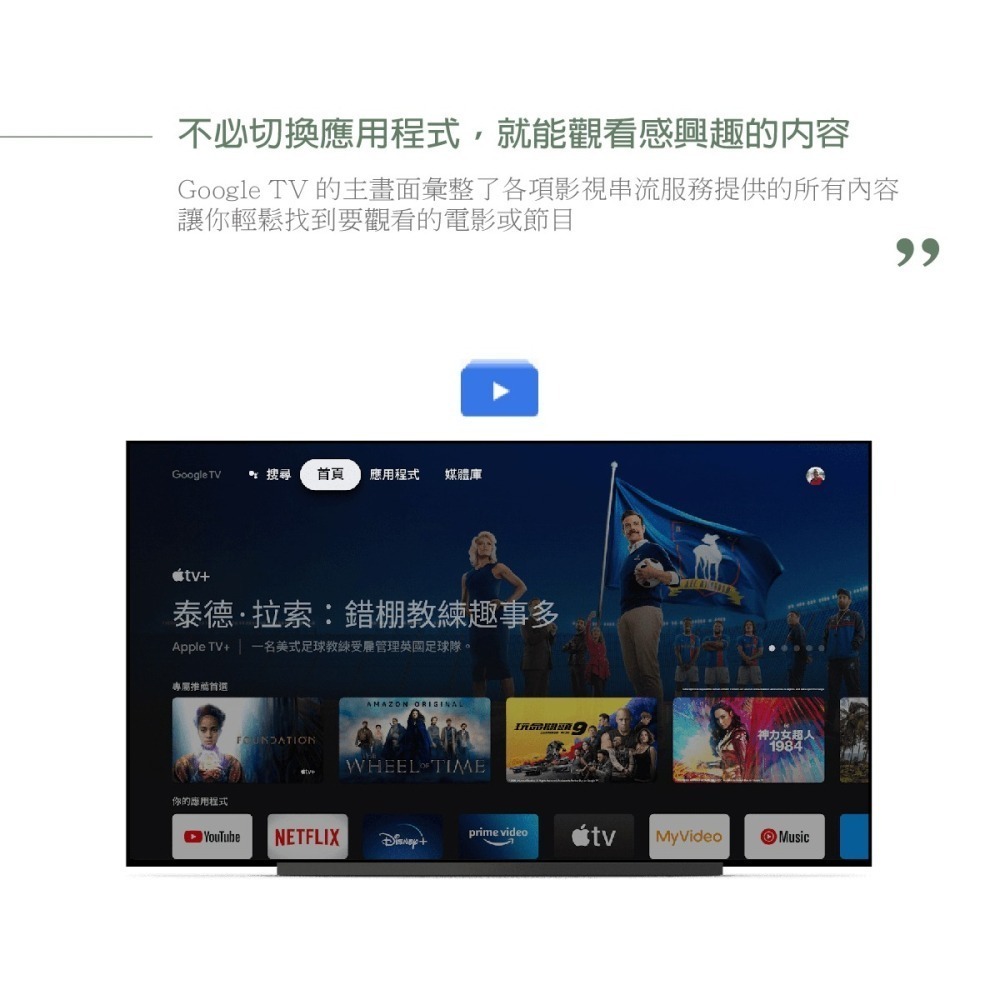 Google原廠 Chromecast with Google TV 4K電視盒(支援Netflix.Disney+)-細節圖5