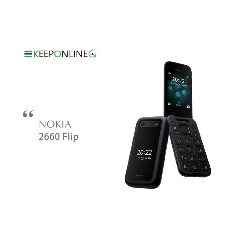 【贈Micro線+卡片套】 Nokia 2660 Flip 4G 經典摺疊機 (48MB/128MB)-細節圖4