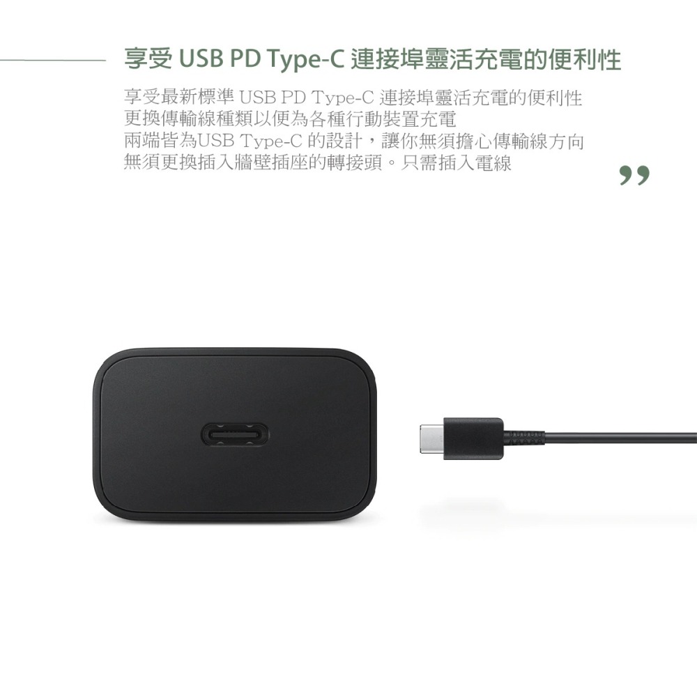 SAMSUNG原廠 15W 快充旅充組 Type C_內含雙Type C線【EP-T1510/台灣公司貨】-細節圖9