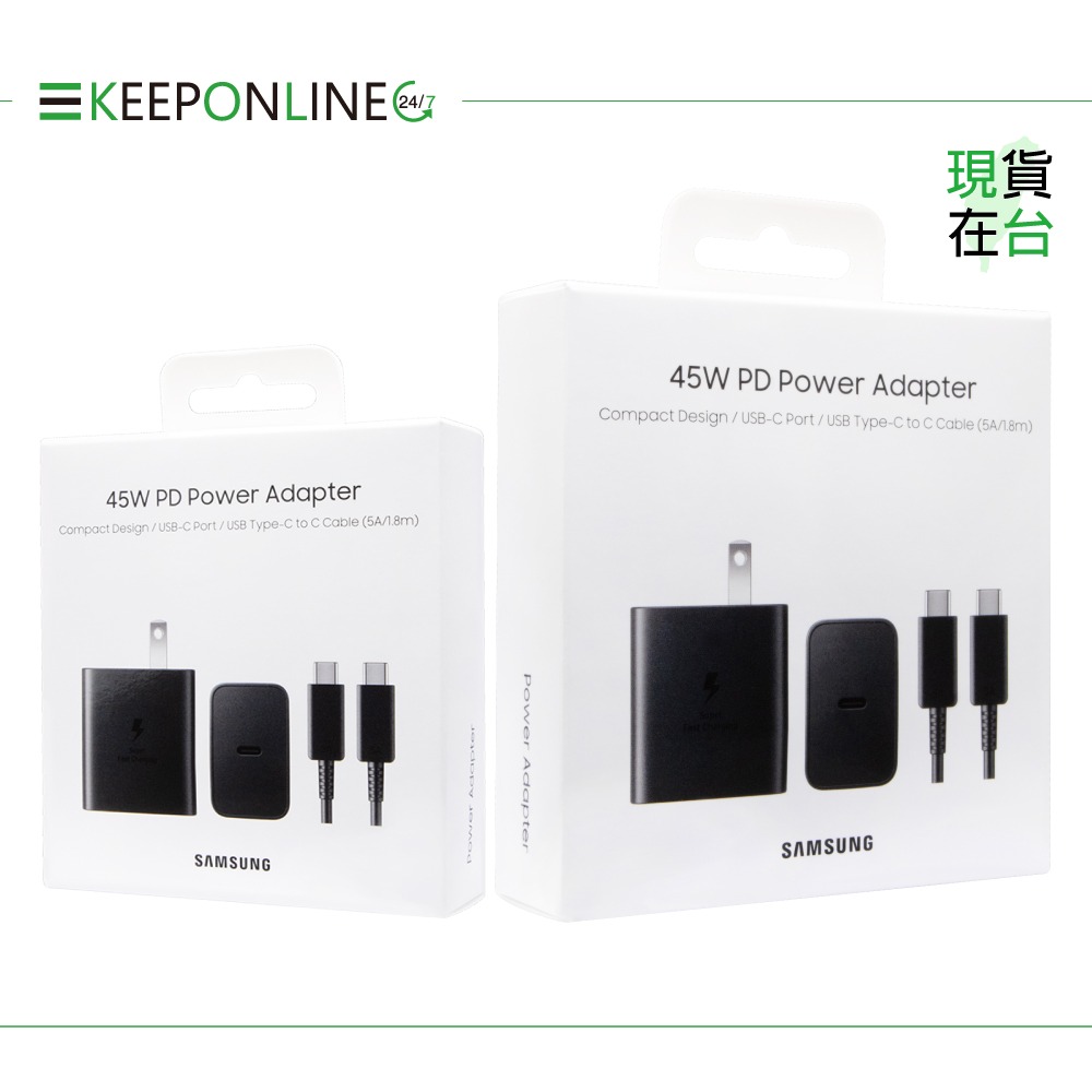Samsung 原廠公司貨T4510 45W極速閃充頭+1.8m 5A雙Type C線【盒裝組】支援S25 S24系列-細節圖3