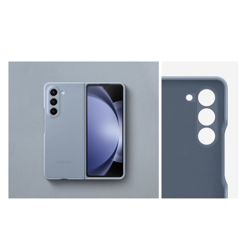 SAMSUNG Galaxy Z Fold5 原廠純素皮革保護殼 (EF-VF946P)-細節圖9