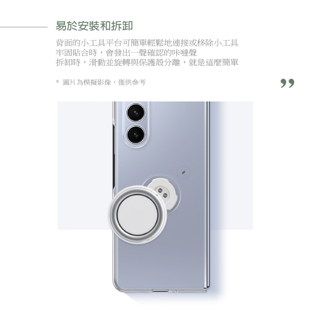 SAMSUNG Galaxy Z Fold5 原廠透明多功能保護殼 (EF-XF946C)-細節圖5