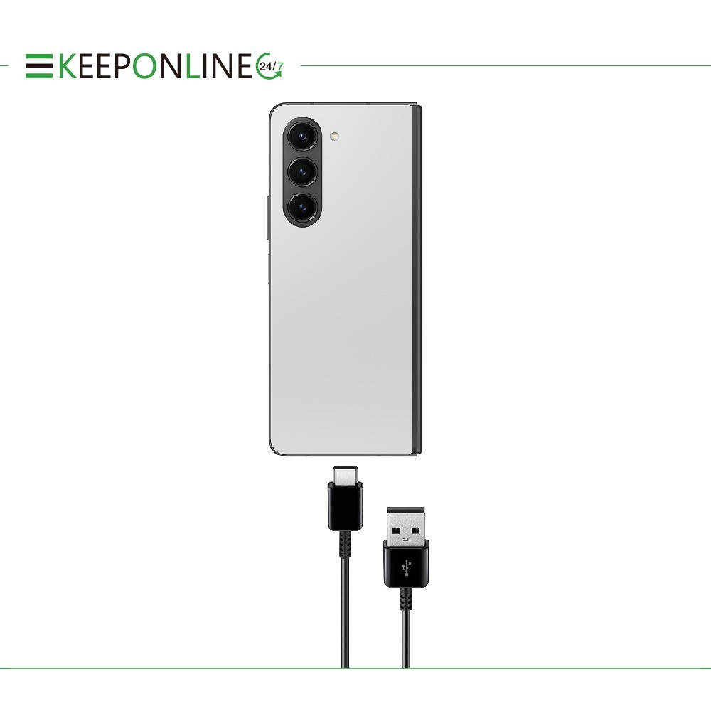 Samsung 原廠公司貨 1.5m Type C 充電線 DG930 - 新款黑【Z Fold7 Flip7適用】-細節圖3