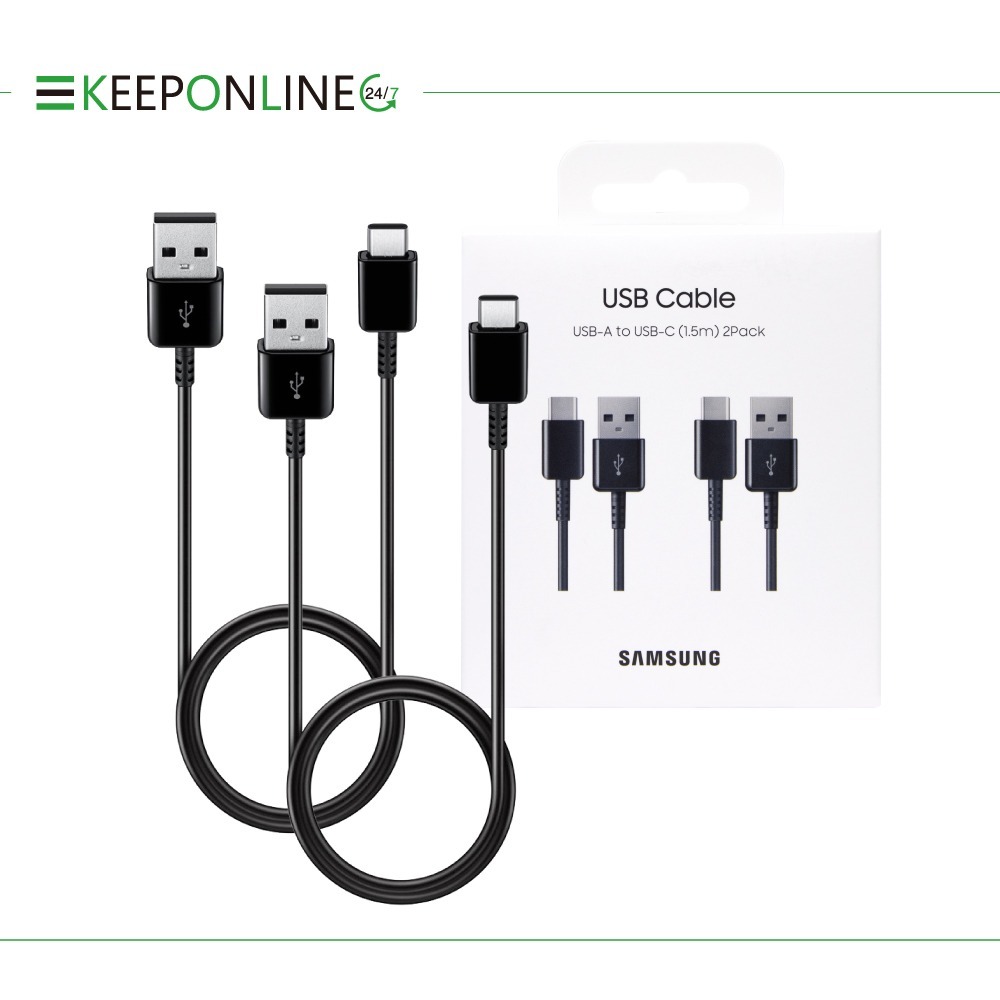 Samsung 原廠公司貨DG930 1.5M Type-C 充電線 (2Pack) -黑【盒裝】支援S25 S24系列-細節圖2