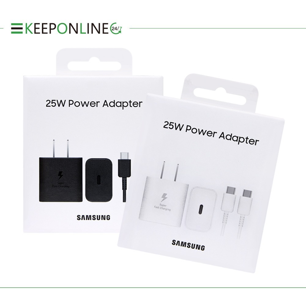 Samsung 原廠公司貨 新款T2510 / 25W 超級快充頭 + 雙Type C線【盒裝組】支援S25 S24系列-細節圖2