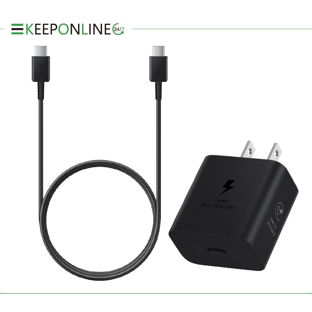 Samsung 原廠公司貨 新款T2510 / 25W 超級快充頭 + 雙Type C線【盒裝組】支援S25 S24系列-規格圖11