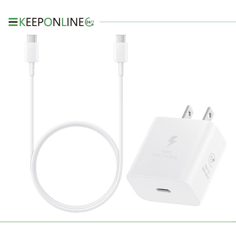 Samsung 原廠公司貨 新款T2510 / 25W 超級快充頭 + 雙Type C線【盒裝組】支援S25 S24系列-規格圖11
