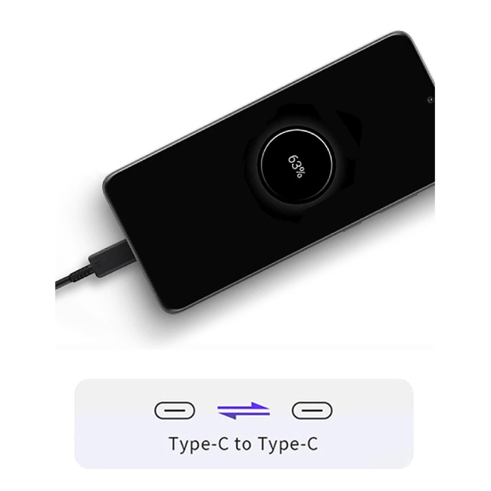 SAMSUNG Z系列 Type C to Type C 原廠傳輸線(3A,1m) 黑 / DA705 (公司貨)-細節圖7