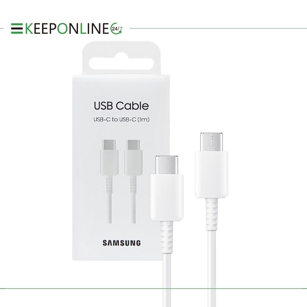 Samsung 原廠公司貨 3A,1m 雙 Type-C 充電線 DA705 - 白色【Z Fold7 Flip7適用】-細節圖2