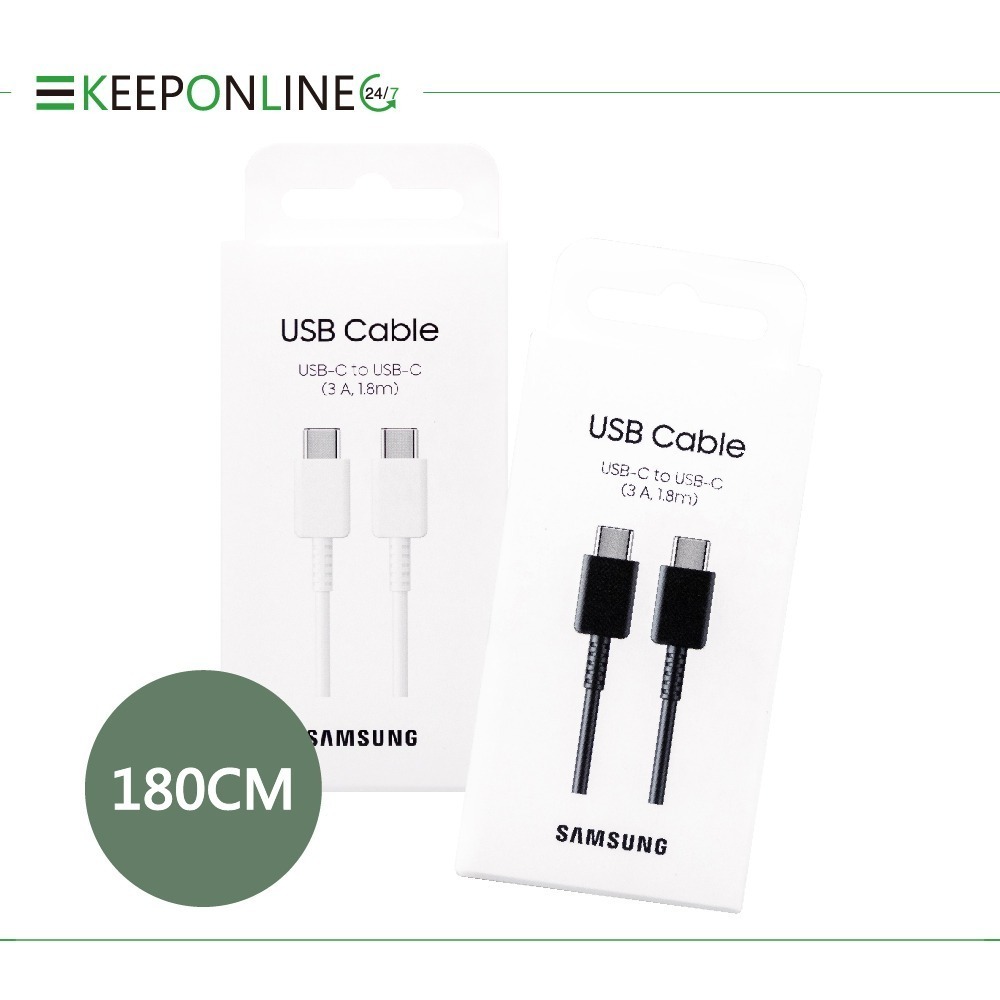 Samsung 原廠公司貨3A,1.8m 雙 Type-C 充電線 DX310【Z Fold7 Flip7適用】-細節圖3