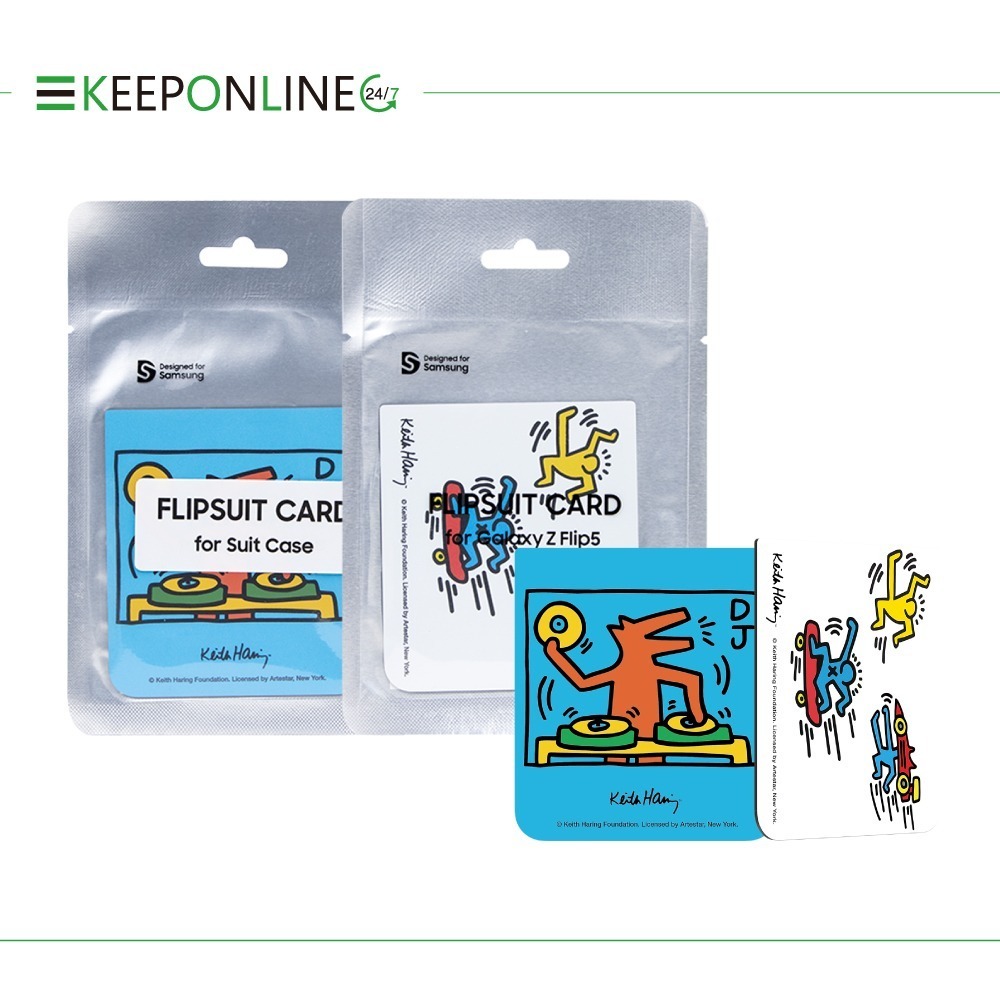 Samsung 原廠 FPF731 for Z Flip5 Keith Haring 聯名保護殼 (限量送主題式感應卡)-細節圖4