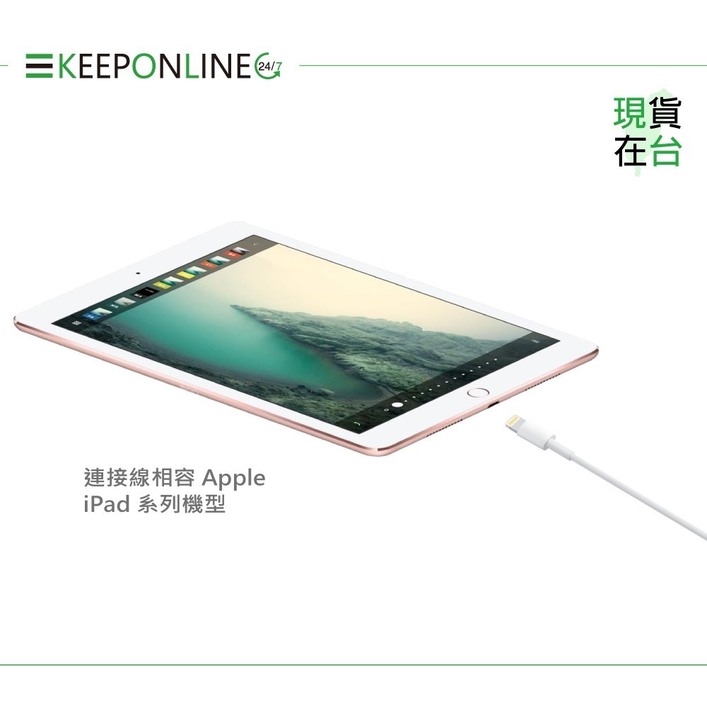 Apple副廠 iPad系列 Lightning to USB-A 連接線-1M (密封裝)-細節圖6