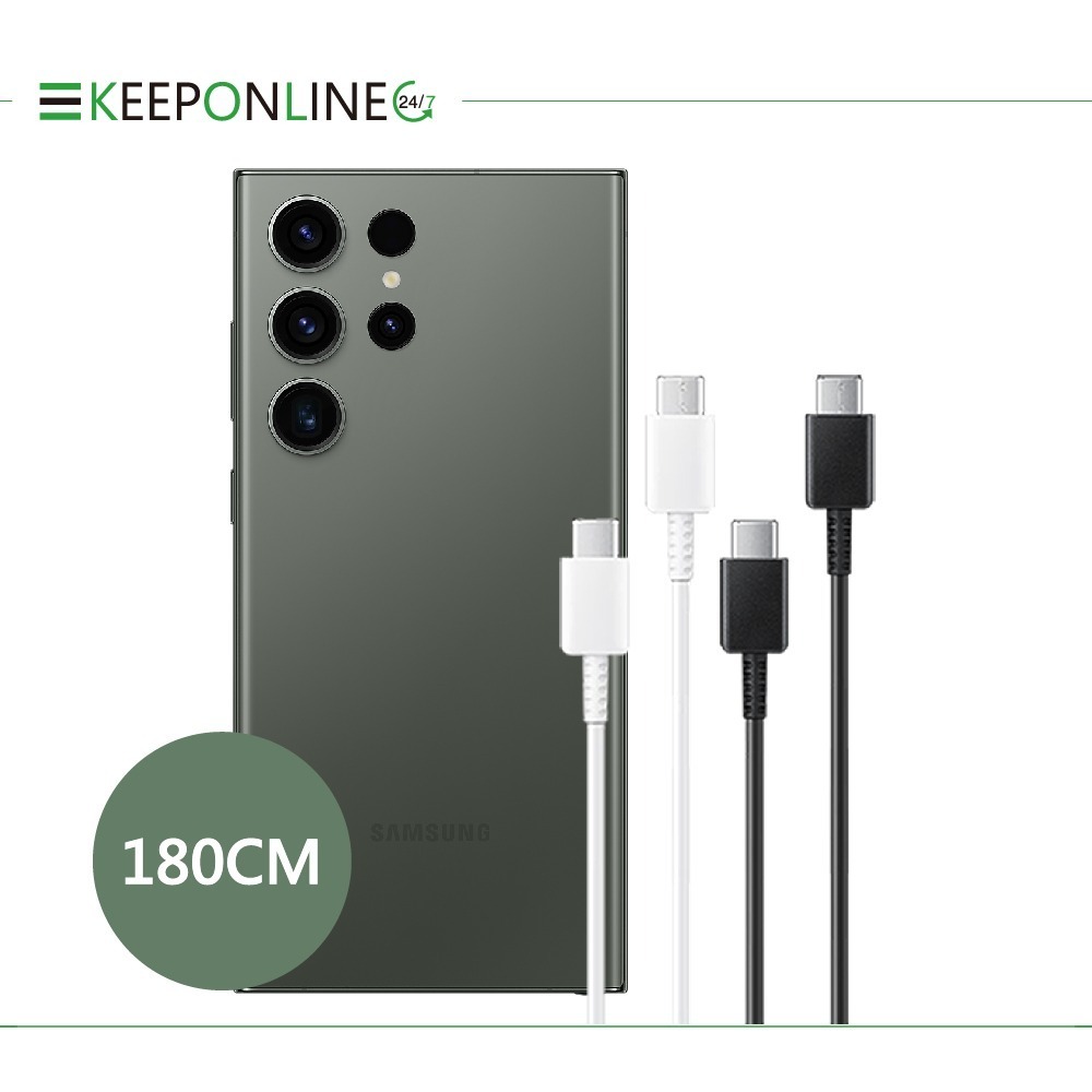 Samsung 原廠公司貨DX310 3A,1.8m Type-C to Type-C 線【盒裝】支援S25 S24系列-細節圖4
