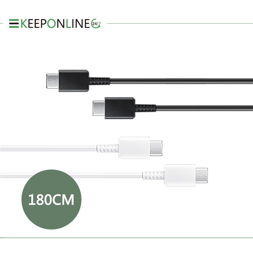 Samsung 原廠公司貨DX310 3A,1.8m Type-C to Type-C 線【盒裝】支援S25 S24系列-細節圖5