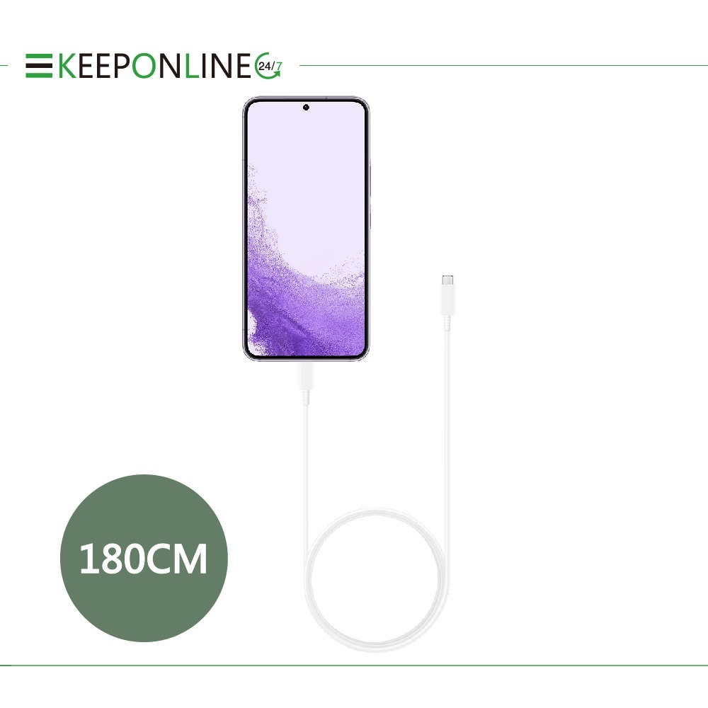 Samsung 原廠公司貨DX510 5A,1.8m Type-C to Type-C 線【盒裝】支援S25 S24系列-細節圖5