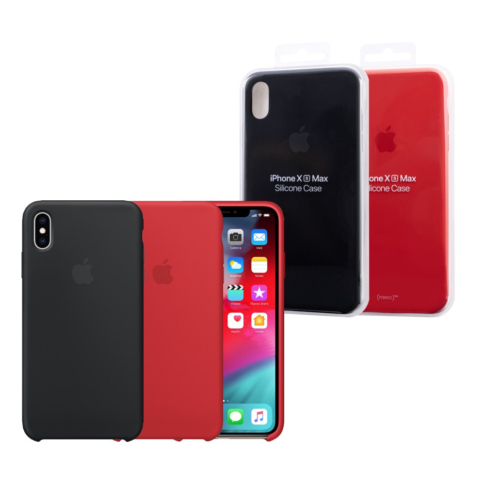 Apple原廠 iPhone Xs Max 適用 Silicone case 矽膠保護套 (公司貨)-細節圖2