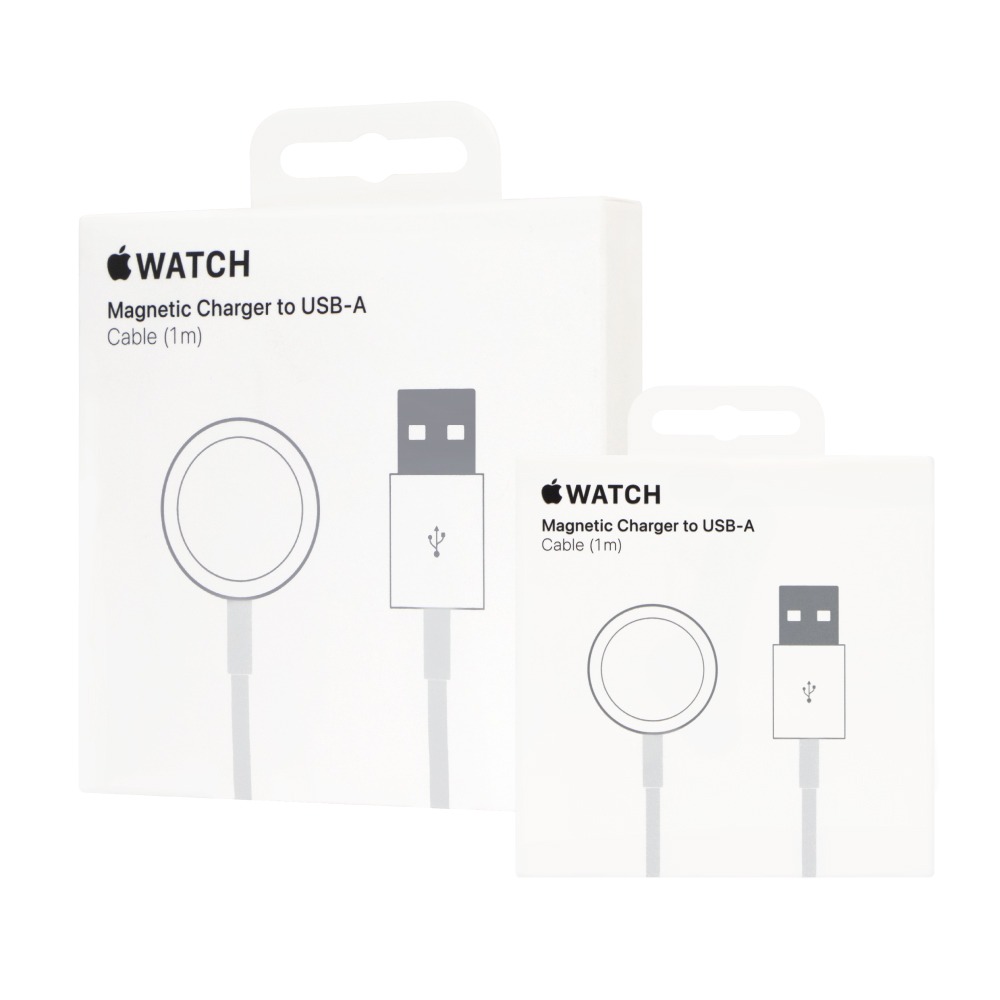Apple 蘋果保固一年 Watch 磁性充電 USB-A 連接線-1M / A2255【原廠盒裝】-細節圖2