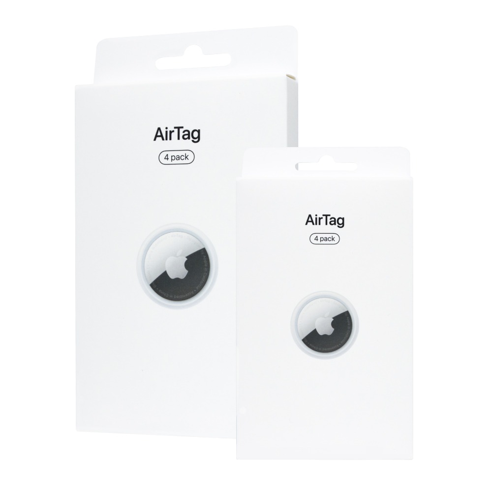 Apple 蘋果保固一年 AirTag 四件裝 A2187【原廠盒裝】-細節圖2
