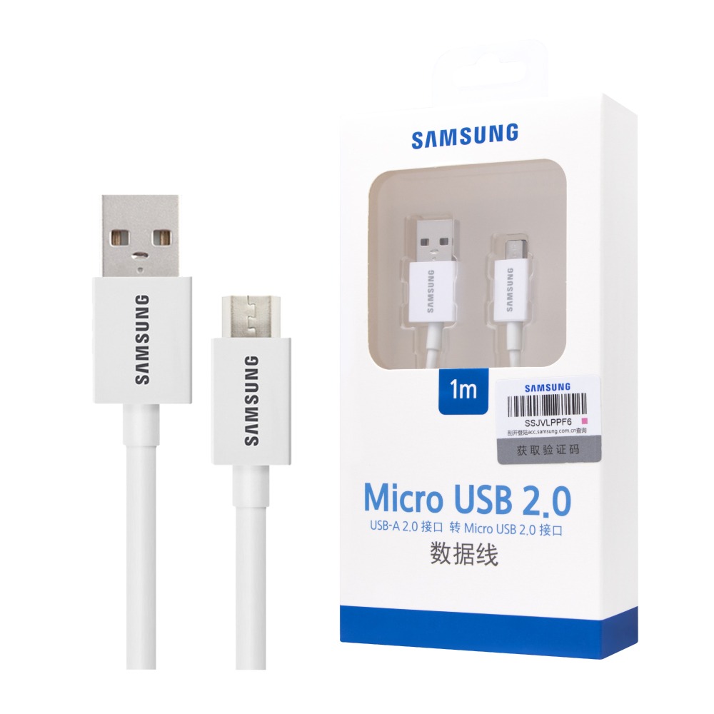 Samsung 原廠盒裝 Micro USB 充電傳輸線 - 1M【SS-UB2110W】白色-細節圖2