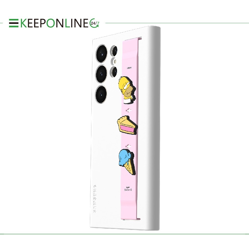 Samsung 原廠公司貨 辛普森聯名指環帶【GP-TOS911】用於 S23系列 矽膠薄型保護殼(附指環帶)-細節圖3