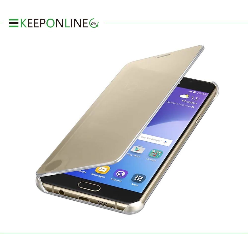 SAMSUNG GALAXY A7 (2016 年新版) Clear View 原廠全透視感應皮套 (盒裝)-細節圖6