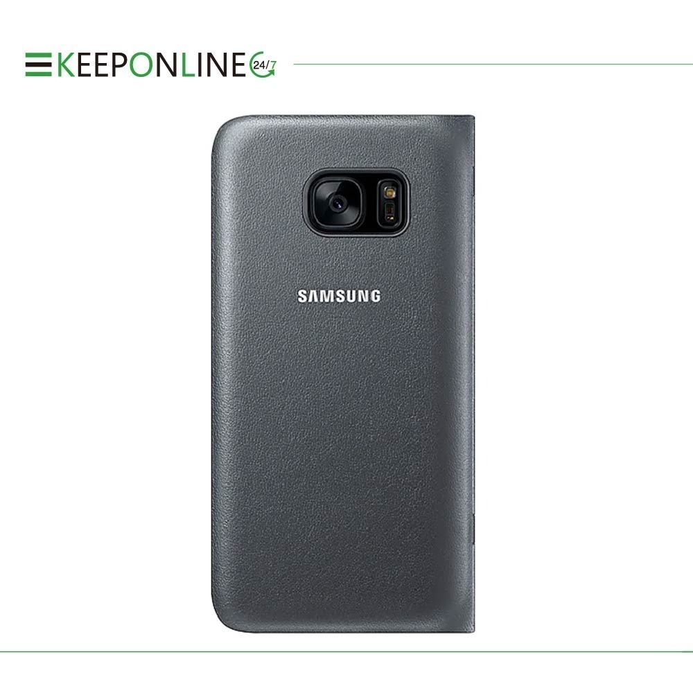 SAMSUNG GALAXY S7 原廠LED皮革翻頁式皮套(盒裝)-細節圖4