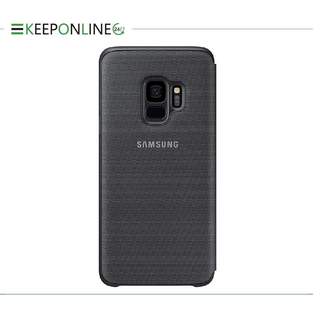 SAMSUNG Galaxy S9 LED 原廠皮革翻頁式皮套 (盒裝)-細節圖3