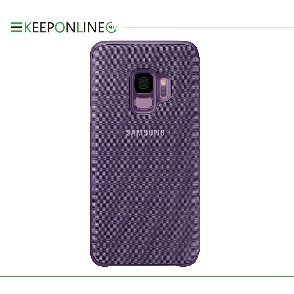 SAMSUNG Galaxy S9 LED 原廠皮革翻頁式皮套 (盒裝)-細節圖7