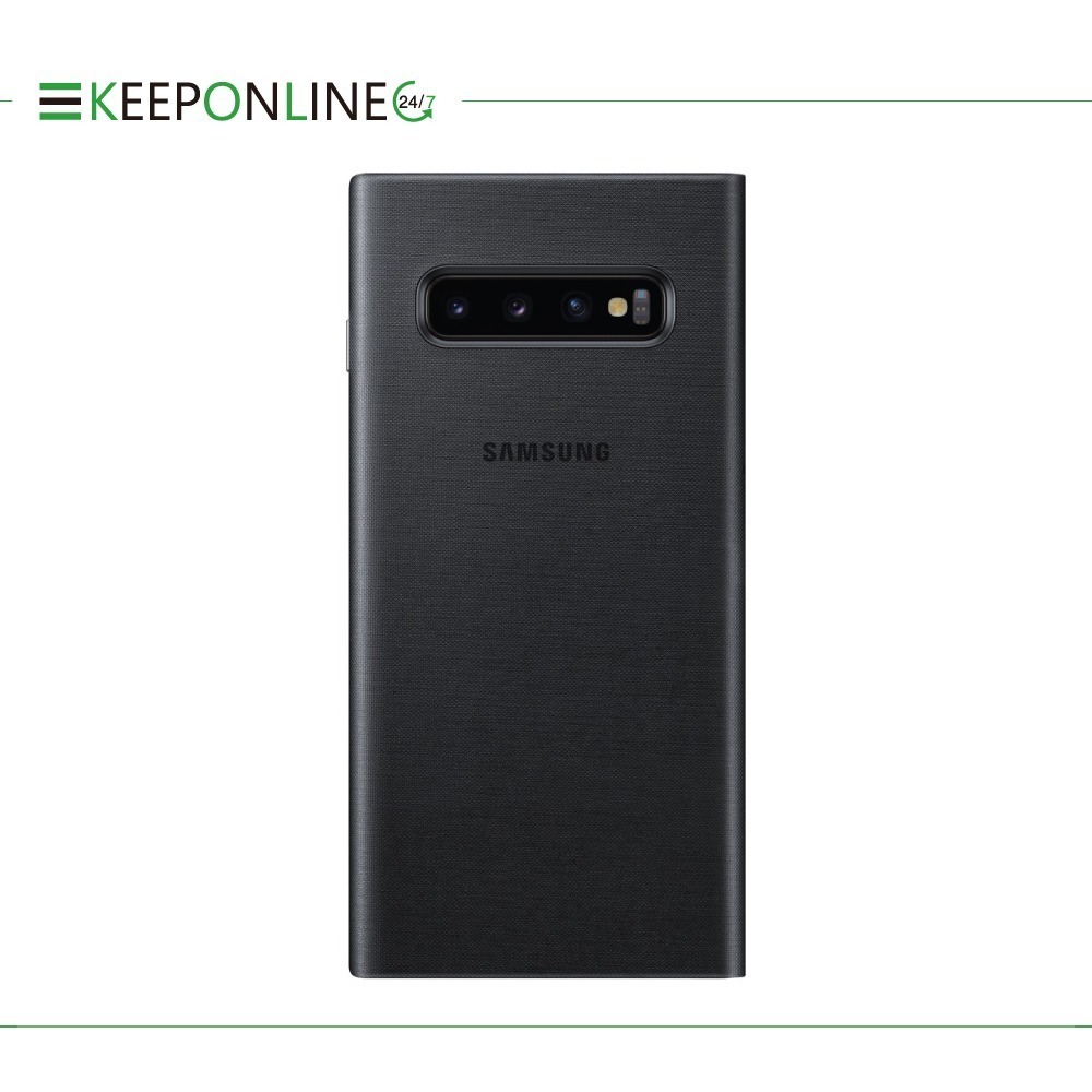 SAMSUNG Galaxy S10 LED 原廠皮革翻頁式皮套 (再送原廠S10智能背蓋)-細節圖2