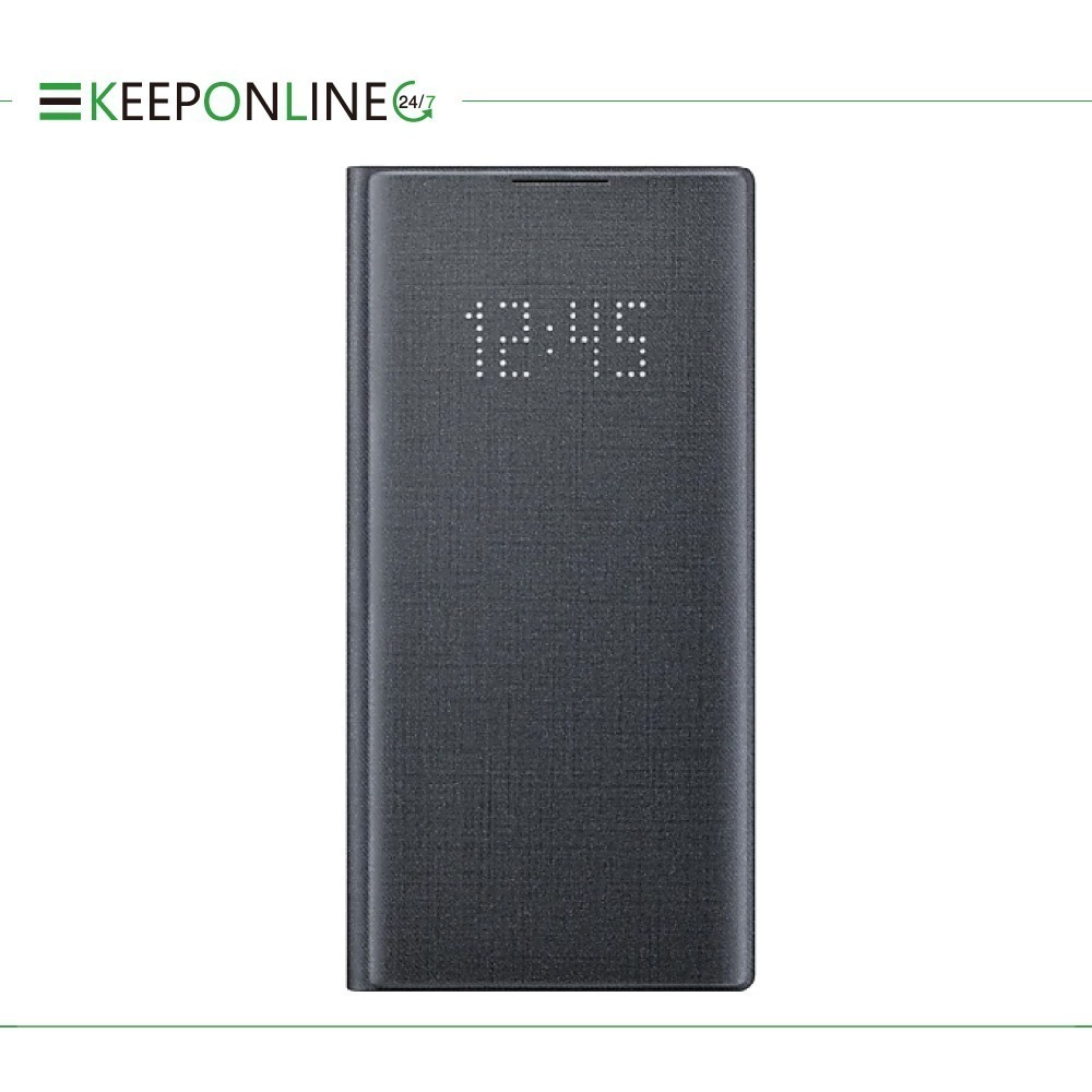 SAMSUNG GALAXY Note10 LED 原廠皮革翻頁式皮套 (公司貨-盒裝)-細節圖2