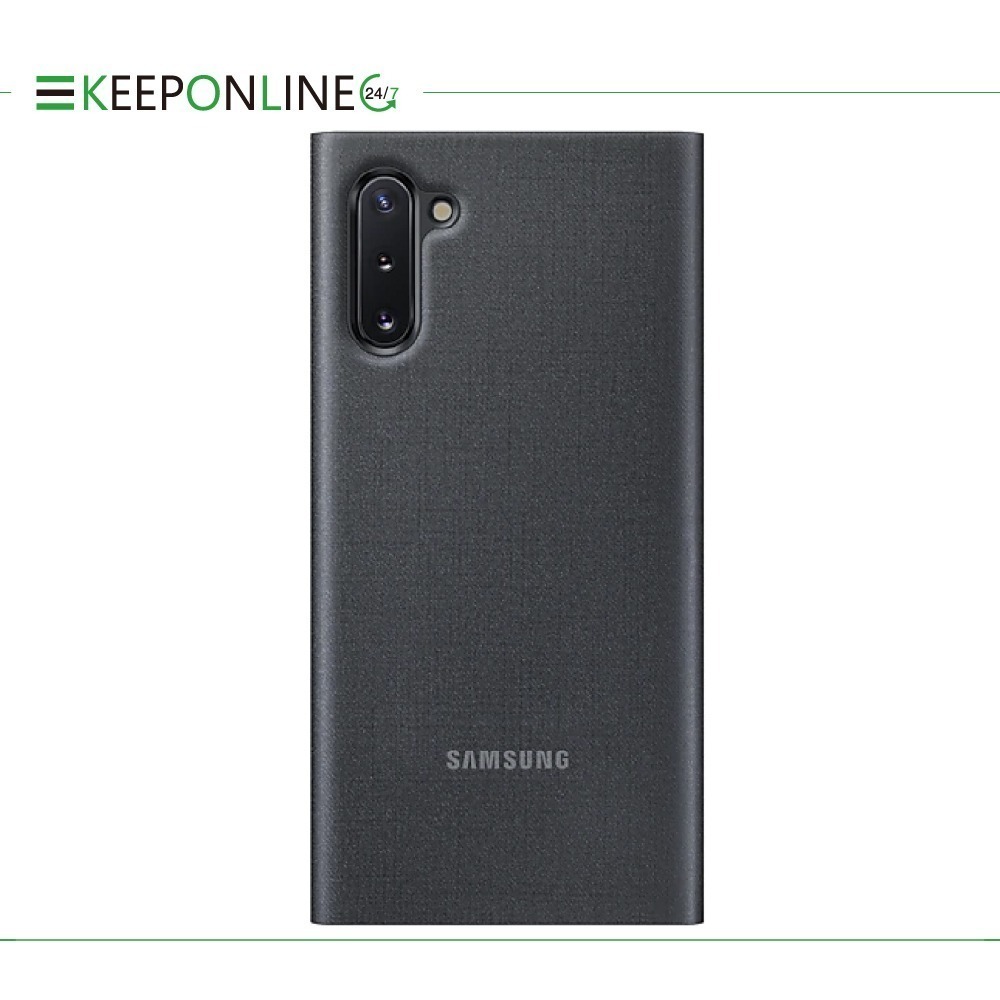 SAMSUNG GALAXY Note10 LED 原廠皮革翻頁式皮套 (公司貨-盒裝)-細節圖3