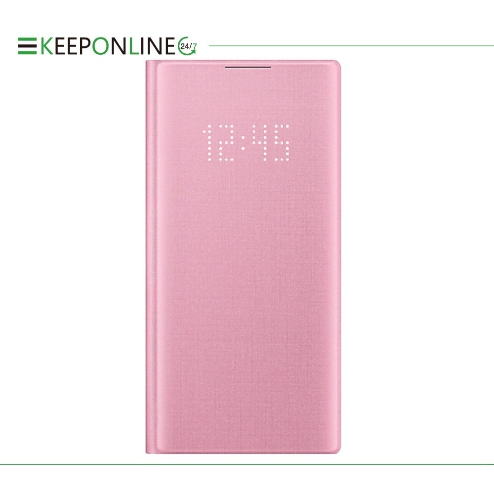 SAMSUNG GALAXY Note10 LED 原廠皮革翻頁式皮套 (公司貨-盒裝)-細節圖6