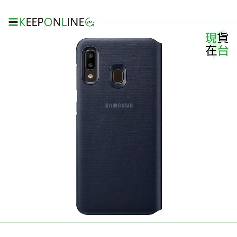 SAMSUNG Galaxy A20 原廠翻頁式皮套 (台灣公司貨)-細節圖3