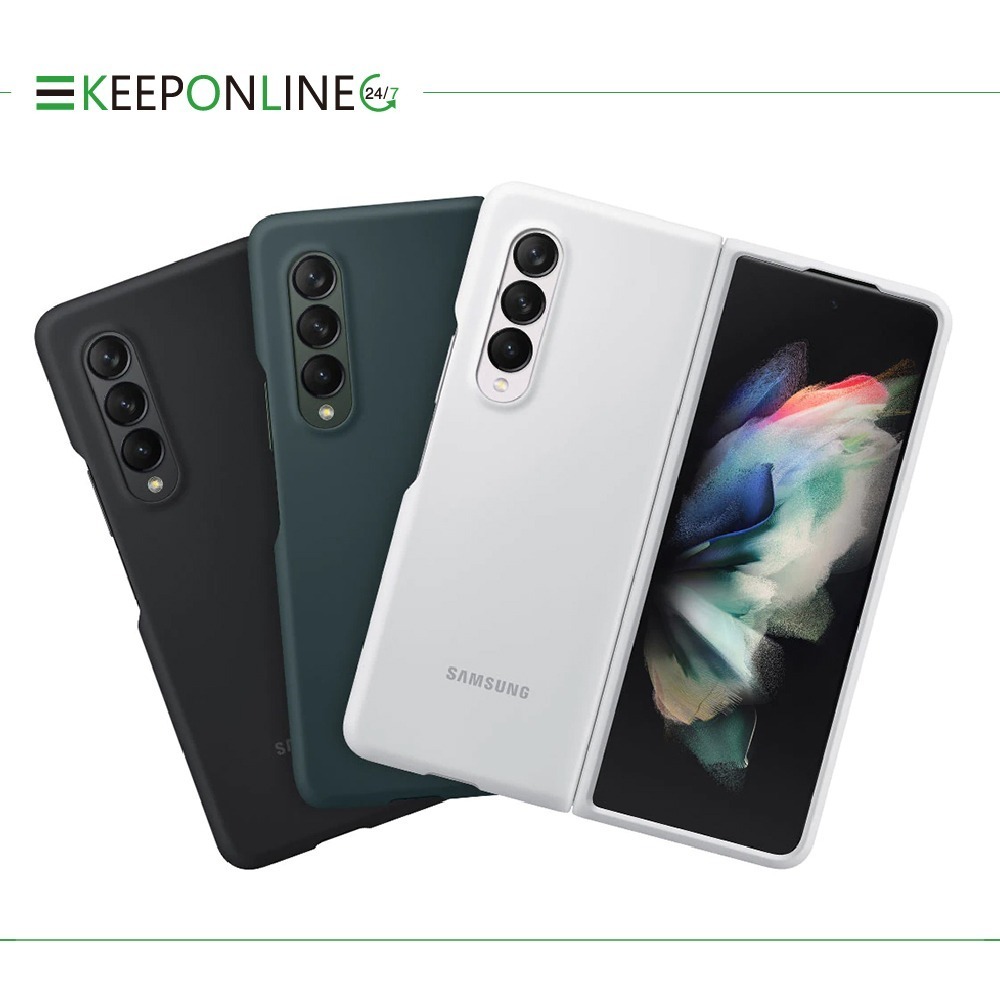 SAMSUNG Galaxy Z Fold3 5G 原廠矽膠薄型背蓋-細節圖2