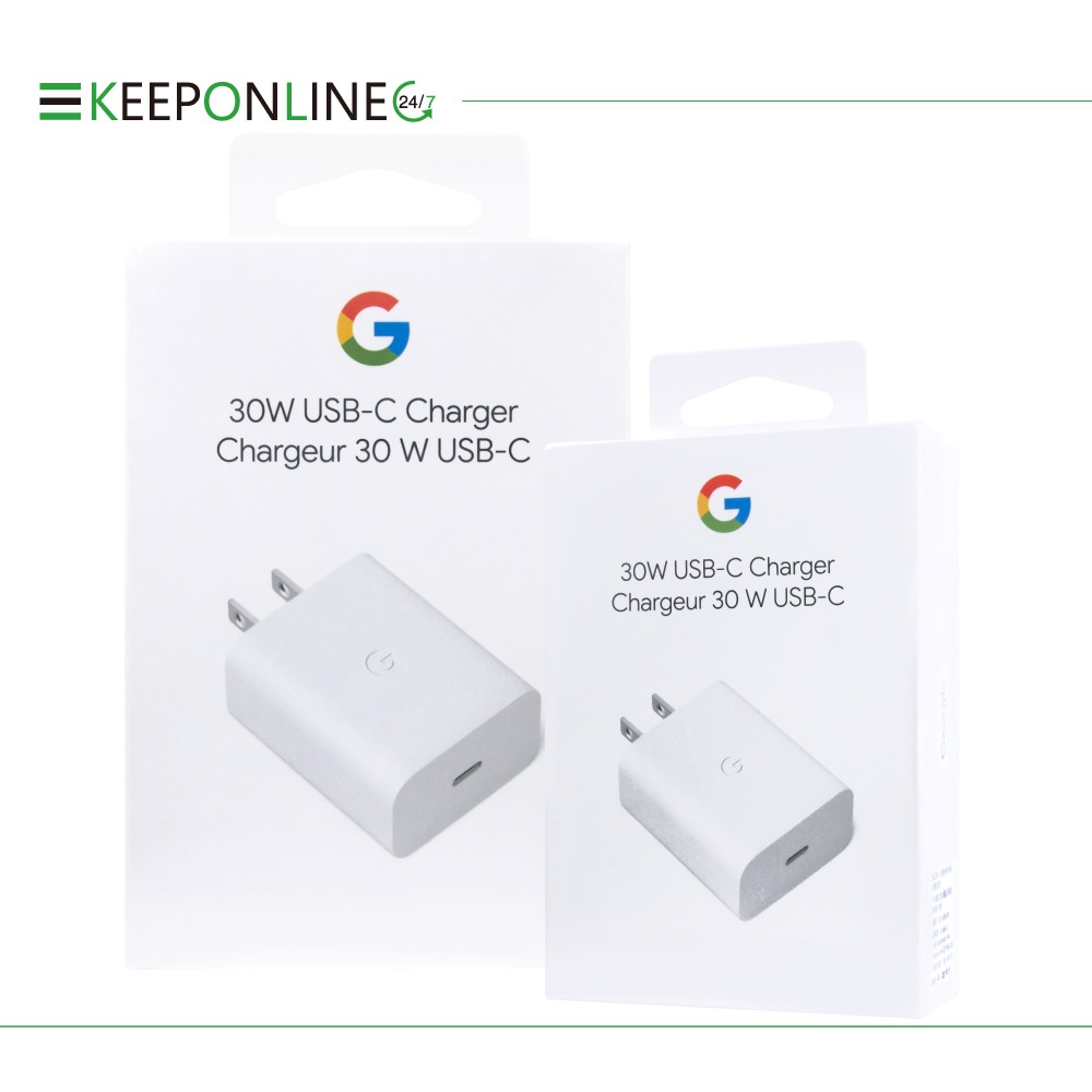 Google 代理商保固 30W USB-C充電器【原廠盒裝】白色-細節圖2