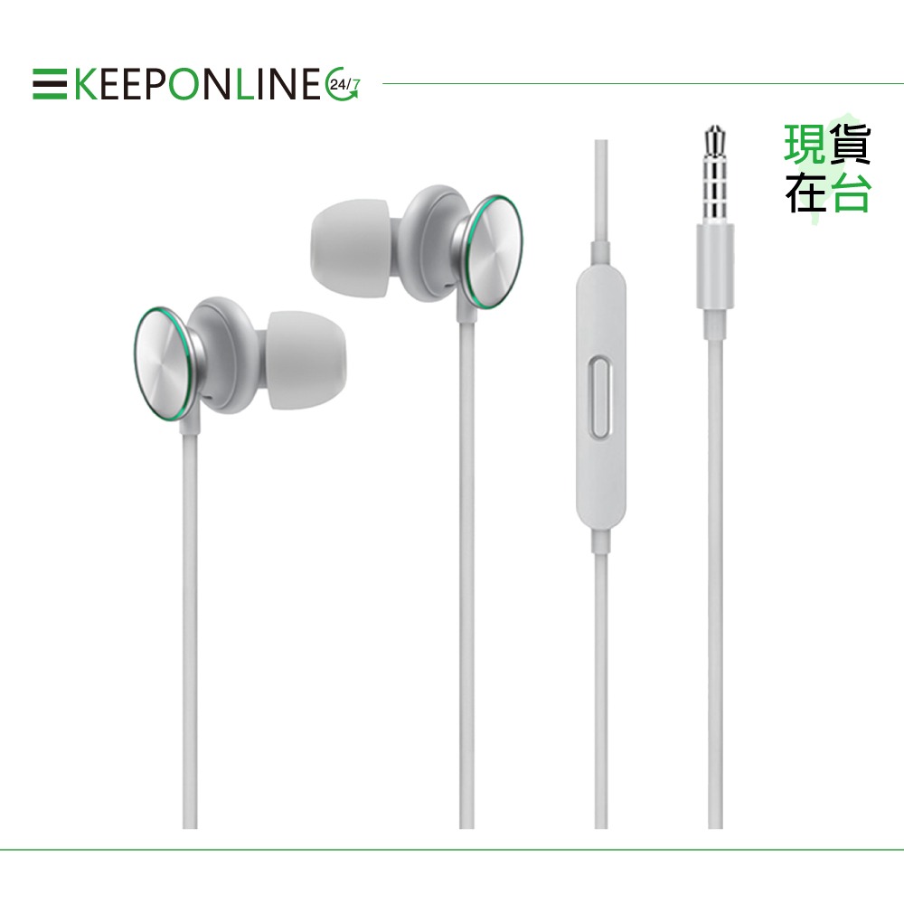 OPPO 原廠 3.5mm 入耳式耳機 O-Fresh立體聲 - 雅致灰【MH151】盒裝-細節圖4