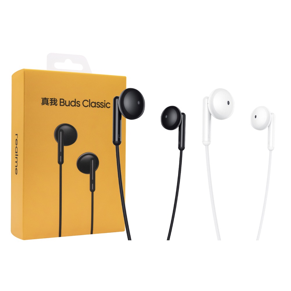 Realme 原廠 3.5mm 真我Buds Classic 半入耳式耳機【RMA2001】盒裝-細節圖2