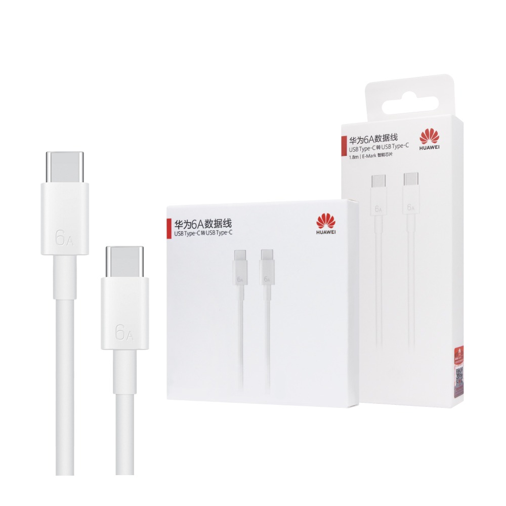 Huawei華為 原廠 6A Type-C to Type-C 超級快充充電線CC800 - 1.8m【盒裝】-細節圖2