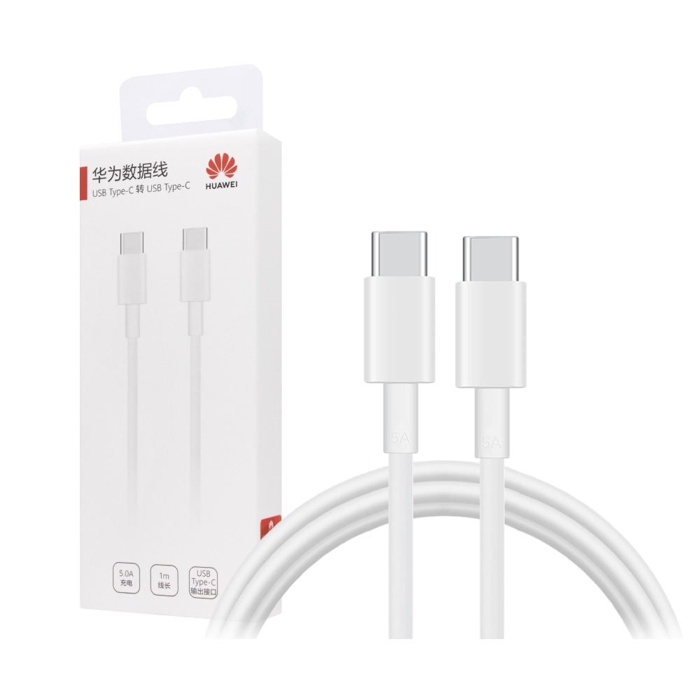 Huawei華為 原廠 5A Type-C to Type-C 超級快充充電線CP43 - 1m【盒裝】-細節圖2