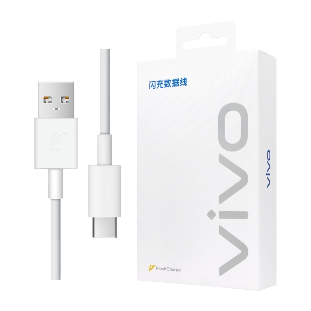 VIVO 原廠 3A 閃充充電線 USB-A to Type C【盒裝】Max 33W (11V/3A)-細節圖2