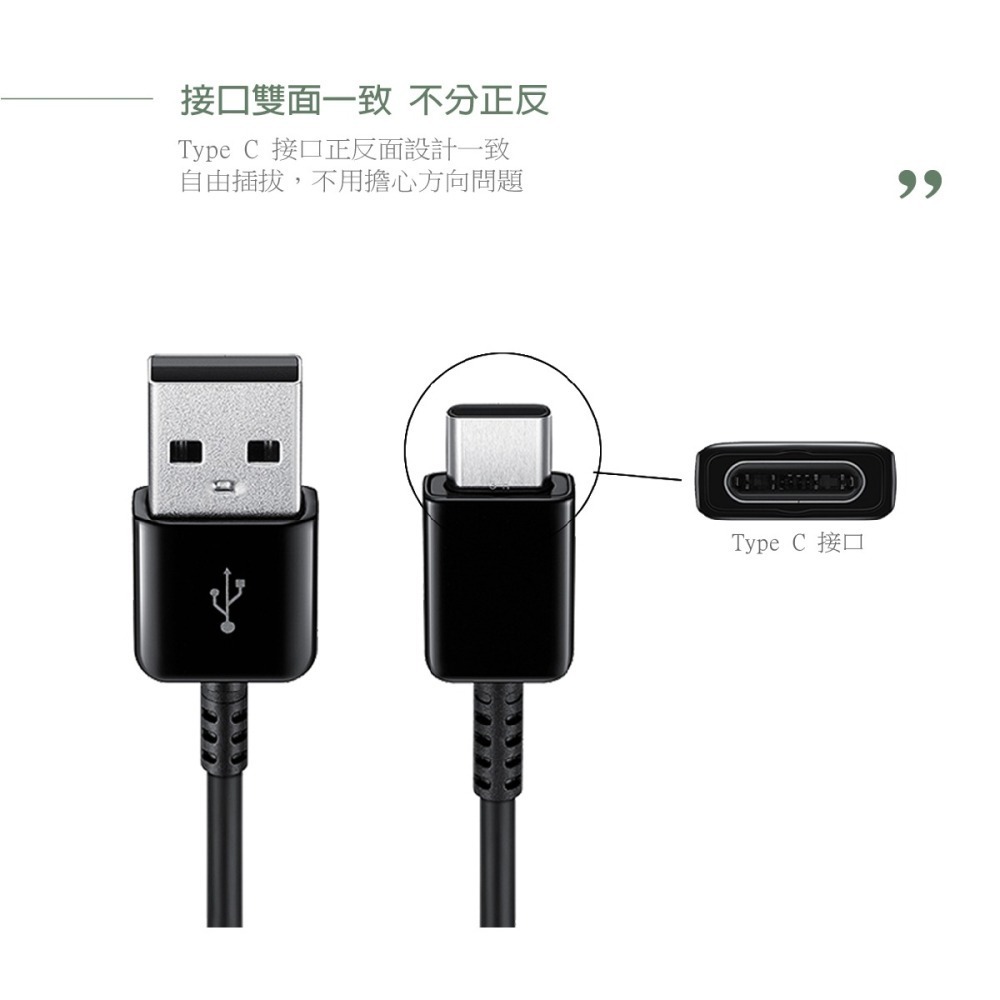 【2入】Samsung for Buds系列 三星製造 Type C to USB-A 快充充電線 (密封袋裝)-細節圖9