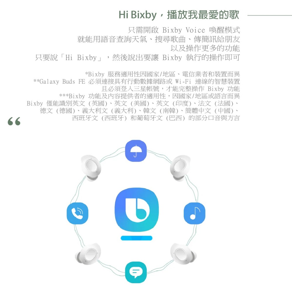 Samsung 原廠代理商公司貨SM-R400 / Buds FE真無線藍牙耳機-曜石黑(限定送雙Type C線)-細節圖8