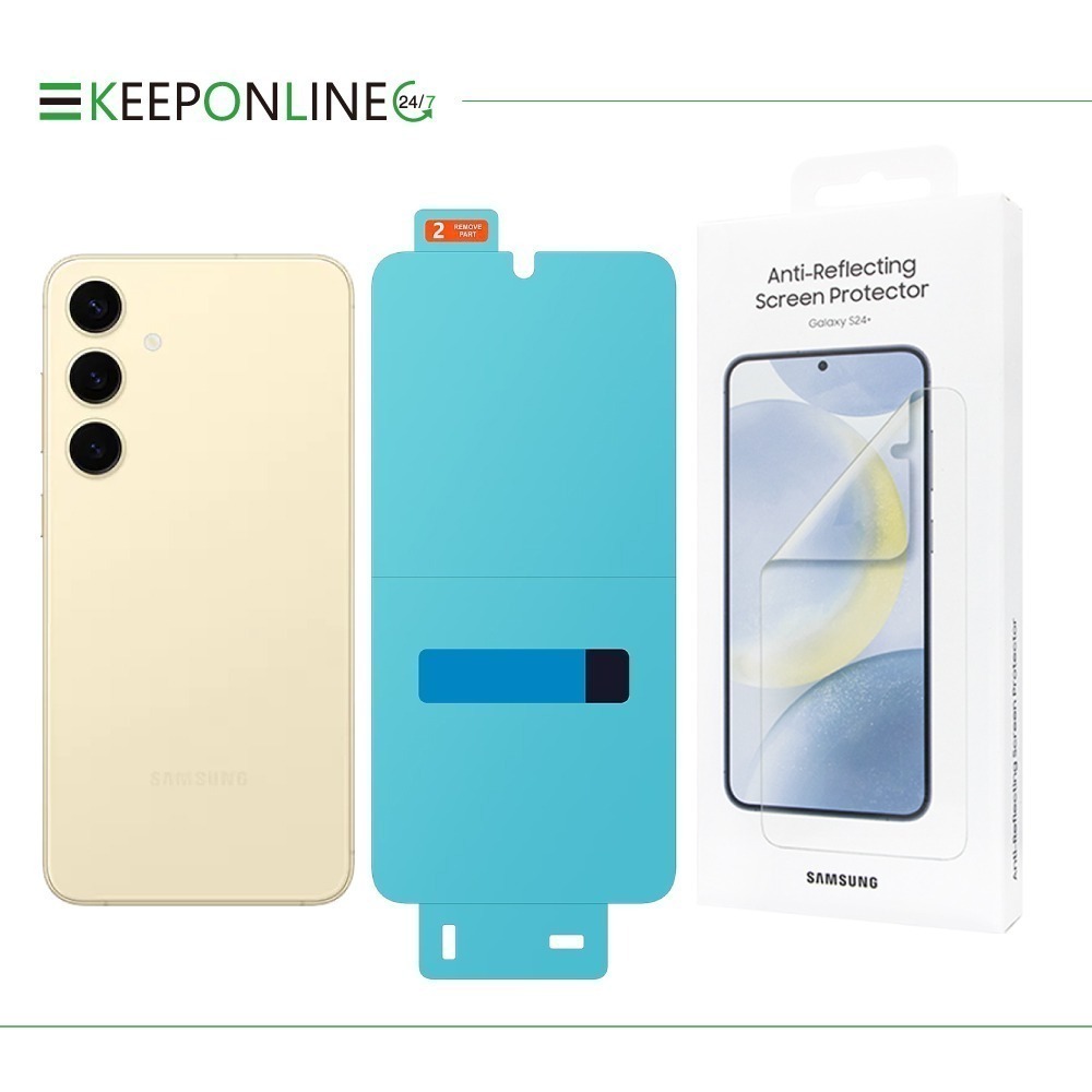 Samsung 原廠公司貨 S24 Ultra / S24+ / S24 抗反光螢幕保護貼 (內有2片保護貼)【盒裝】-細節圖3