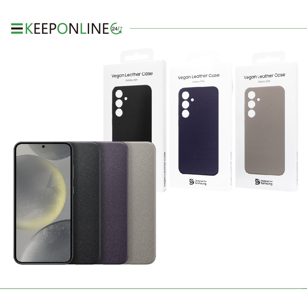 Samsung三星 原廠盒裝 純素皮革保護殼 for S24 Ultra / S24+ / S24 5G (公司貨)-細節圖3