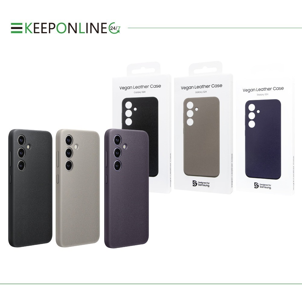 Samsung三星 原廠盒裝 純素皮革保護殼 for S24 Ultra / S24+ / S24 5G (公司貨)-細節圖5