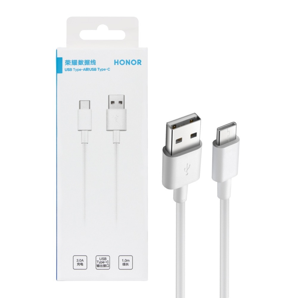榮耀honor 原廠 USB-A to Type-C 快速充電線 3A - 白【AP51】盒裝-細節圖2